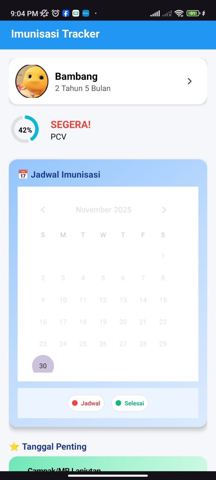 Imunisasi App